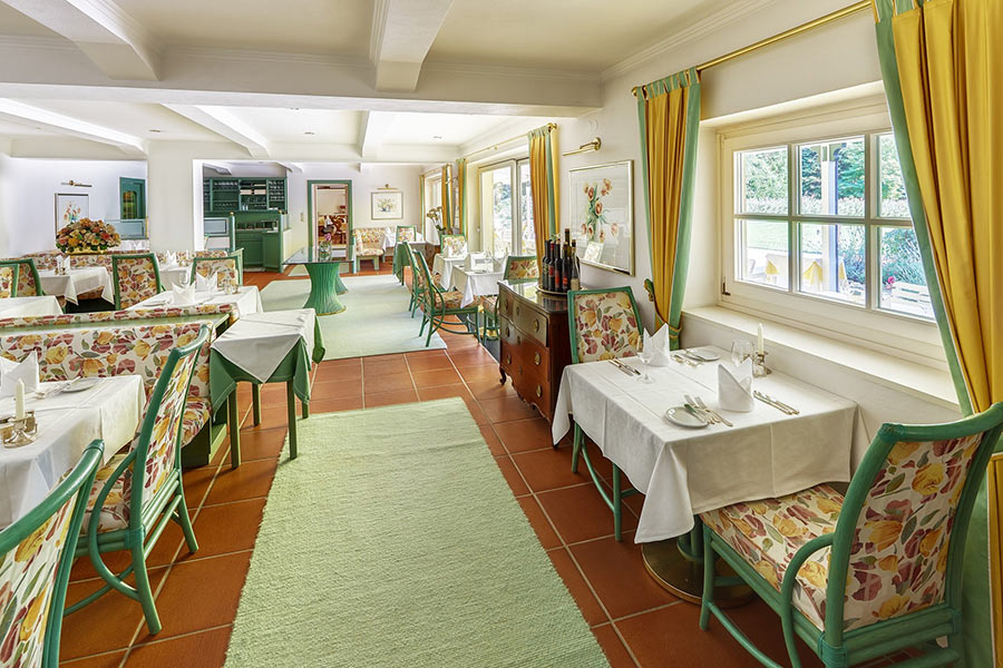 Der Restaurantbereich im Hotel Seehof Mondsee in Loibichl